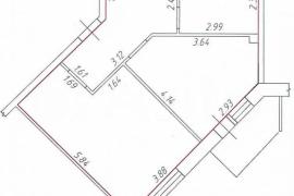 1-к. квартира, 49,4 м², 5/16 эт.