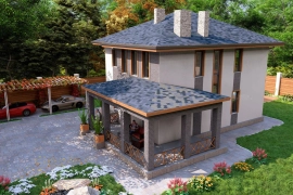 Дом 180 м2, Чехов Парк